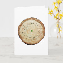 Delicious Pie Funny Birthday Card Karte