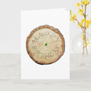 Delicious Pie Funny Birthday Card Karte