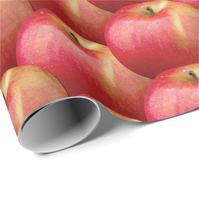 DELICIOUS RED APPLES GESCHENKPAPIER (Rolleneckpunkt)