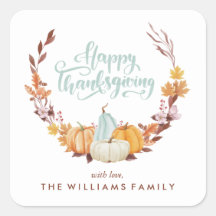 Delicus Fall Wreath Happy Thanksgiving