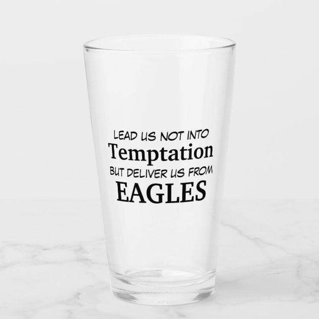 Deliger uns aus Eagles Pint Glas (Vorderseite)