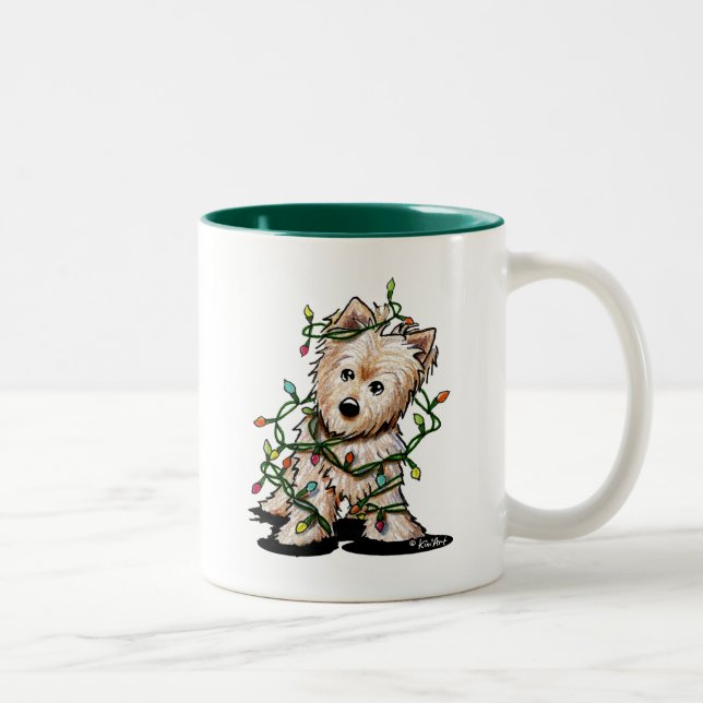 DeLighted Terrier Dog Tasse (Rechts)