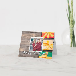 Delightful Holiday Photo Template Merry Christmas Feiertagskarte