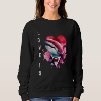 Delightful Love is With Heart Animal Valentine's d Sweatshirt
