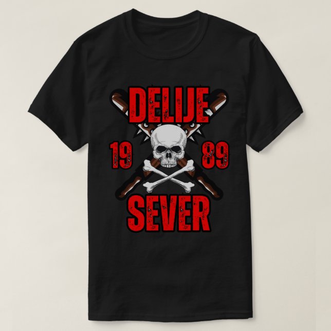 Delije 1989 Crveni T-Shirt (Design vorne)