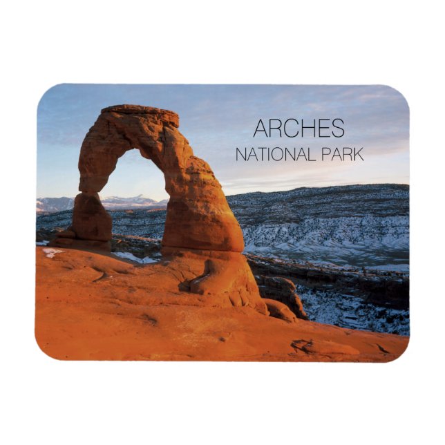Delikatarsch, Arches National Park, Moab, Utah Magnet (Horizontal)