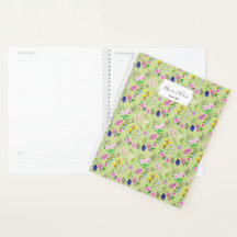 Delikate Aquarellfarben-Wildblumen auf grün