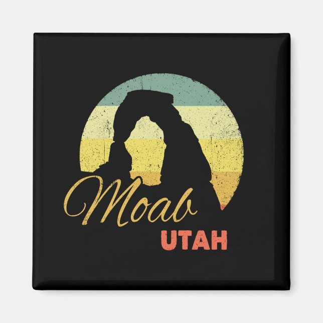 Delikate Arch wie Moab Utah Souvenir Magnet (Vorne)