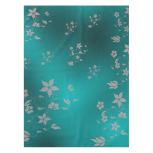 Delikate asiatische Blume Tischdecke