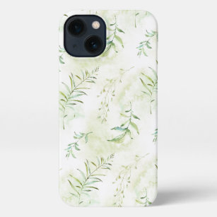 Delikate ätherische Pastel Grünes botanisches Must iPhone 13 Hülle