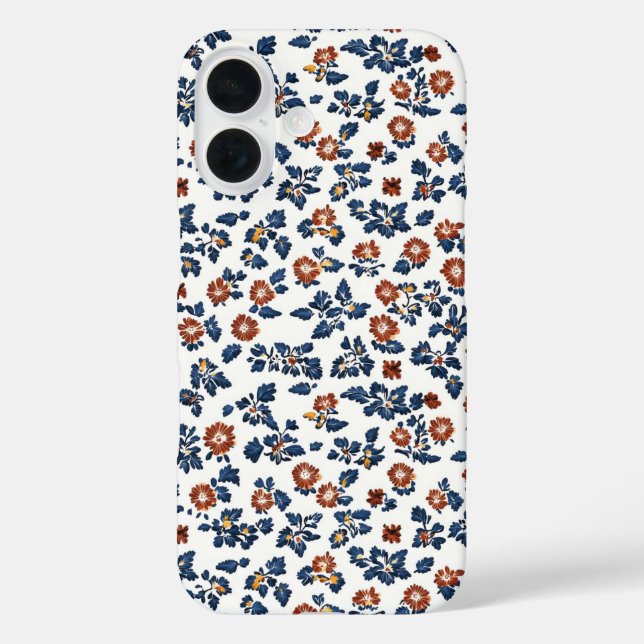 Delikate Blume Blumenmuster Case-Mate iPhone Hülle (Rückseite)
