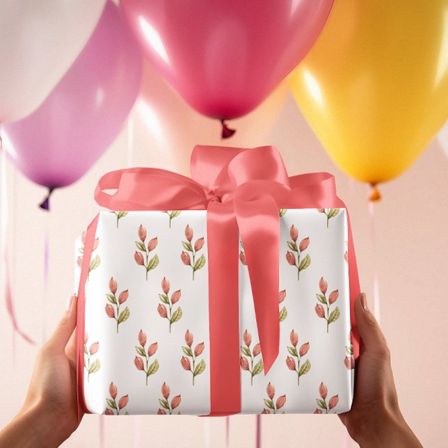 Delikate Blume Buds Geschenkpapier Set (Von Creator hochgeladen)