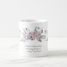 Delikate Blume Kaffeetasse