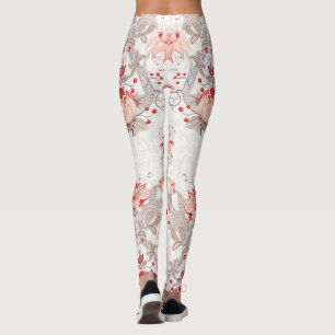 Delikate Blume nahtlose Muster Leggings