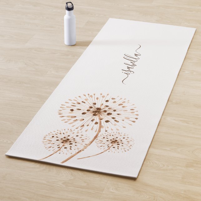 Delikate Blume Personalisiert Yogamatte (Beispiel)