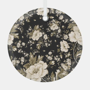Delikate Blume: wasserfarbenes, nahtloses Muster. Ornament Aus Glas