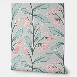 Delikate Botanische Reverie L2 Große Pflanze Paste Tapete