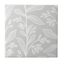 Delikate Botanische Reverie L2 Weiße große Pflanze