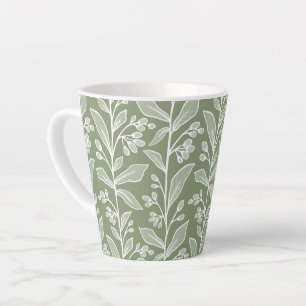 Delikate Botanische Reverie L6f Große weiße Pflanz Milchtasse