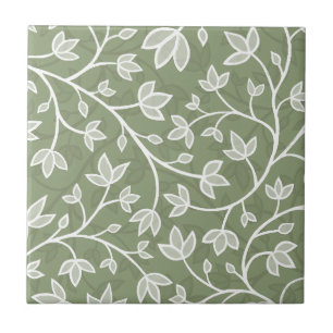 Delikate botanische Waves Blume HD Fliese