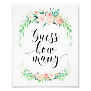 Delikate Bouquet schätzen, wie viele Print Fotodruck