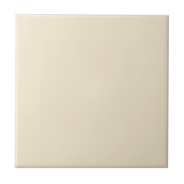 Delikate, cremig beige, solide Farbe Fliese (Vorderseite)