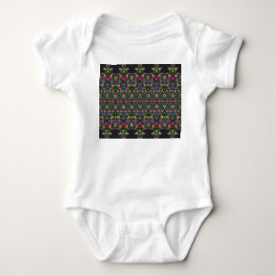 Delikate Damask Barock Viktorianisch Nahtlos Baby Strampler