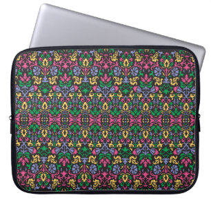 Delikate Damask Barock Viktorianisch Nahtlos Laptopschutzhülle