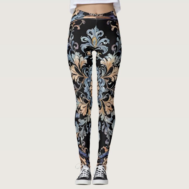 Delikate Damask Leggings (Vorderseite)