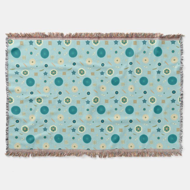 Delikate Diatome werfen Blanket Decke (Vorderseite)