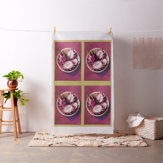 Delikate Dragonfruit Stoff (Beispiel)