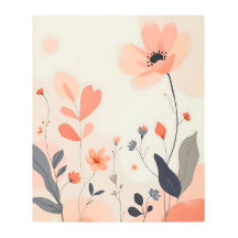 Delikate Floral Wasserfarbe, Bauernschlafzimmer