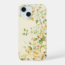 Delikate Frühjahrsblüten Wasserfarbe Handy Fall