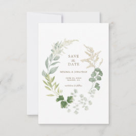 Delikate Garden Wedding Save the Date