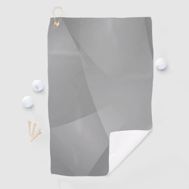 Delikate graue Falten Golfhandtuch (Insitu)