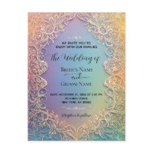 Delikate Hochzeitseinladung