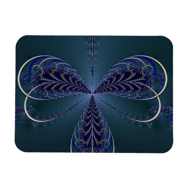 Delikate Insektenflügel um Mitternacht Magnet (Horizontal)