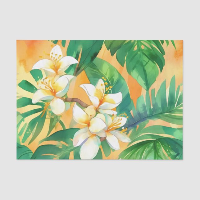 Delikate Jasmine-Blume Seidenpapier (Vorderseite)