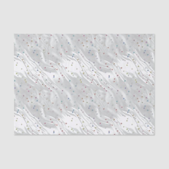 Delikate Juwelen Image auf Satin Image Seidenpapier (Vorderseite)