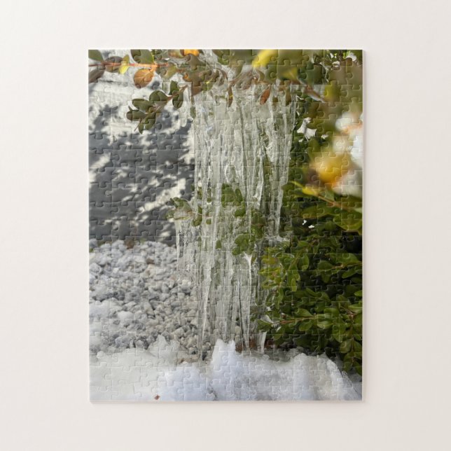 Delikate Kreise aus einem Busch Puzzle (Vertikal)