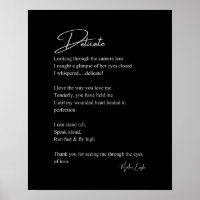 Delikate Liebe Gedicht Poetry Mauer Posterdekor