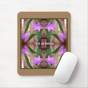 Delikate Lila Lily-Blume Abstrakt Personalisiert Mousepad