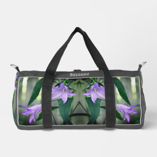 Delikate Lila Lily-Blume Personalisiert Duffle Bag