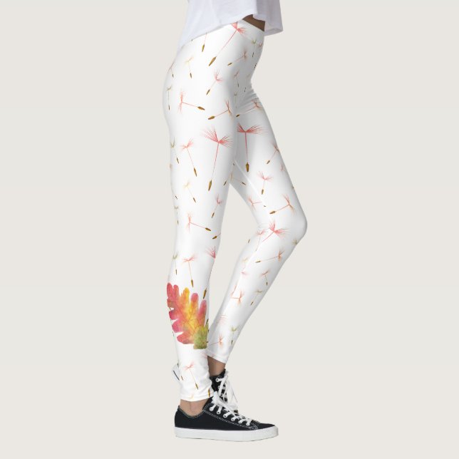 Delikate Lüster und Herbstleaf Leggings (Rechts)