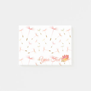 Delikate Lüster und Herbstleaf Post-it Klebezettel