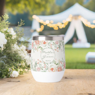 Delikate Orangefarbene Creme Rose Mutter des Bräut