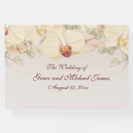 Delikate Orchid-Blume Gästebuch