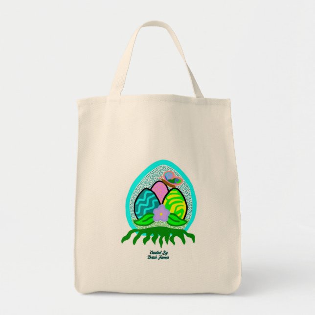 Delikate Ostereier Lebensmittelgeschäft Tasche (Vorne)