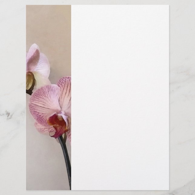 Delikate Pink Phalaenopsis Orchids Flyer (Vorne)