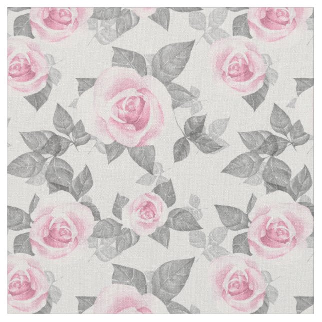 Delikate Rose 1 Stoff (Nahaufnahme)